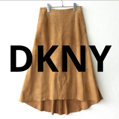 DKNY レザースカート ダナギャラン　ニューヨーク 本革　ヴィンテージ