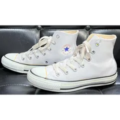 コンバース オールスター HI レザー 白 23cm CONVERSE ALL STAR LEATHER ホワイト