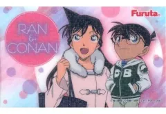 【中古】食玩 ステッカー・シール 毛利蘭＆江戸川コナン 「ウエハースチョコ 名探偵コナン 第5弾」