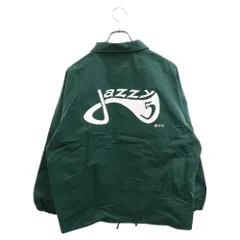 UNIFORM EXPERIMENT (ユニフォームエクスペリメント) 23SS × フラグメント ジャジージェイ ジャジーファイブ コーチジャケット グリーン UE-230000のサムネイル