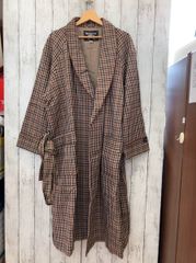 shira 様専用 TAGLIATORE ブラウンチェック柄ロングコート - メルカリ