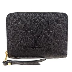 ルイ・ヴィトン LOUIS VUITTON 財布 レディース ブランド コインケース モノグラムアンプラント ジッピーコインバース ノワール ブラック M60574 ラウンドファスナー 小銭入れ おしゃれ ロゴ  【中古】