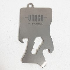 【OneSize グレー系】 Vargo ( ヴァーゴ ) チタニウム キーチェーンツール 1.2 Titanium Keychain Tool 1.2 チタン  z00051660