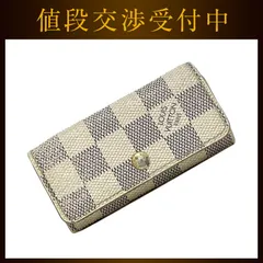 ルイ ヴィトン キーケース ミュルティクレ4 グレー ホワイト ダミエ