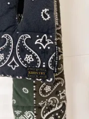 KAPITAL マフラー バタフライ　大判マフラー 蝶々 ブルー ホワイト KAPITAL マフラー バタフライ 大判マフラー 蝶々 ブルー ホワイト