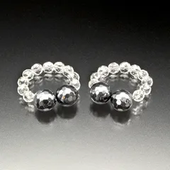 【新品】ダイエット イヤリング 耳つぼジュエリー 耳ツボ  テラヘルツ 40代 50代 60代 ダイエット アクセサリー 赤外線 おしゃれ シンプル 美容 健康 鉱石 磁気 精神安定 ストレス緩和 肩こり ダイエット むくみ 大ぶり パール まとめ売り 日本製