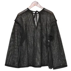 【5/11値下げ】 STUDIOUS　ステュディオス　Oversized Mesh Pullover　オーバーサイズメッシュロングスリーブTシャツ　123420001　8054000196708のサムネイル