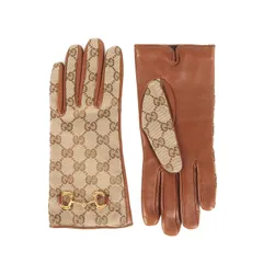 【美品】GUCCI グッチ ブラウン サイズ:M(7 1/2) | 22AW 金ビット GGモノグラム ラムレザー グローブ / 手袋 | イタリア製 | ブランド ファッション アイテム 小物【メンズ】【中古】のサムネイル