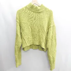 ◇ ⊇ SLY スライ ウール素材　長袖 ニット サイズM グリーン レディース E  【1409240032274】