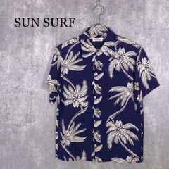 SUN SURF サンサーフ アロハシャツ ハワイアンシャツ ハイビスカス XS
