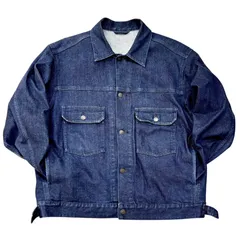 【上美品⭐️ユニクロ UNIQLO】 デニムジャケット　 カラー 68 BLUE ブルー サイズXL    状態良好　 311-470047（43-33） 2024年秋バージョン　 ワンオーナーユーズド品　 （AYA） 025031700400iTO