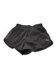 プーマ◆レディース ランニング グラフィック ウーブン ３インチショーツ ブラック