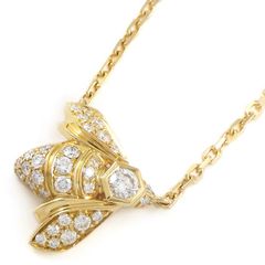 ショーメ Chaumet ネックレス ビー ドゥ ショーメ コレクション 085772 パヴェ 36ポイント ダイヤモンド 0.30ct K18YG 【箱・保付き】 【中古】のサムネイル