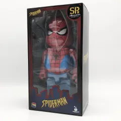 【中古】未開封 サニーサイドアップ Happyくじ MARVEL SPIDER-MAN マーベル SP賞 BE@RBRICK 400% ベアブリック スパイダーマン[17]