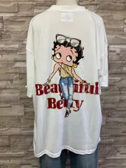 新品　ベティちゃんBettyBoop ベティブープ半袖Tシャツゆったりホワイト