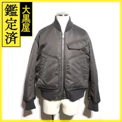 HERMES　エルメス　衣類　キルテッドリブトリムジャケット　メンズ48　グレー　ナイロン　2148103610325　【200】のサムネイル