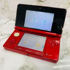 【中古品】 Nintendo 任天堂 ニンテンドー 3DS CTR-001メタリックレッド  本体のみ 平塚店-1A