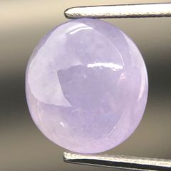 天然　ラベンダー翡翠　ルース　4.95ct　アイス　みずみずしい　とろみ　希少　逸品　お得　国内鑑別書付き