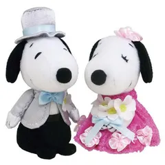 【新品】スヌーピーグッズ ウェディング ミニマスコット カラー 182561 マスコット 置物 インテリア プレゼント ウェディングドール ウェルカムドール