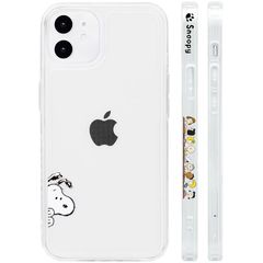 スヌーピー iPhone12 用 ケース キャラクター スマホケース 萌えキャラ可愛い スマートフォンケース カバー レンズ保護 防キズ 高耐久性 ワイヤレス充電対応 アンチ指紋 良質テクスチャー クリア イフォン12