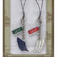 未開封 アタックの 巨人 エレン レヴィ フェア 自由の 羽 キーリング 챰 グッズ