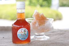 かき氷シロップ（すもも）無香料・無着色　山梨県産フルーツ果汁使用