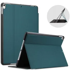 ProCase iPad Air 3 10.5”/ iPad Pro 10.5 保護ケース (2019 2017) 縦と横にスタンド フォリオ 耐衝撃スマートカバー (ティール)
