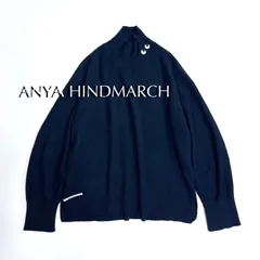 cj79 UNIQLO× ANYA HINDMARCH カシミヤ100% ハイネック　セーター　ニット　長袖　アニヤハンドマーチ　ユニクロ