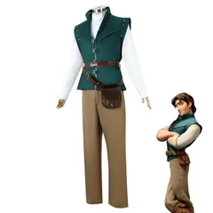 Amazon | [ばら屋出品] フリンライダー コスプレ衣装ユージーン コスプレジャケット（ウィッグ 靴 道具別売り）cosplay 二次会  演出ハロウィン かくさん お盆 プレゼント 祭り 祝日贈り物 コスチューム クリスマス イベント パーティー 文化祭/舞台/日常装/ハロウイーン 