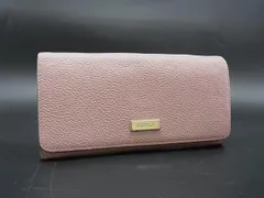 ■美品■ FURLA フルラ レザー 二つ折り 長財布 ウォレット 札入れ 小銭入れ カード入れ レディース ピンク系 DH7235