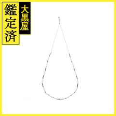 JEWELLRY 貴金属・宝石 ロングネックレス ブラックダイヤモンド K18WG