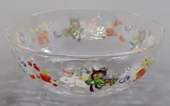 【中古】皿・ボウル なつまつり ガラスボウル 「ポケットモンスター スカーレット・バイオレット ゼロの秘宝」 ポケモンセンター限定