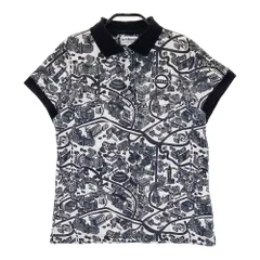 サイズ：1 JACK BUNNY ジャックバニー  半袖 ポロシャツ 総柄 ホワイト系 [240101476250] ゴルフウェア レディース ストスト