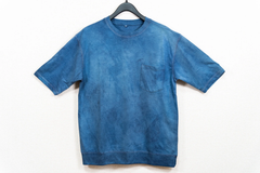 A065「藍染め専門店が手掛ける藍染」メンズ　半袖　Tシャツ