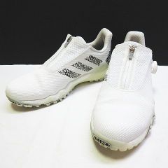 adidas アディダス ゴルフシューズ GV9420 コードカオス22 BOOST 白×黒 ホワイト 27cm メンズ 靴 シューズ D197Z