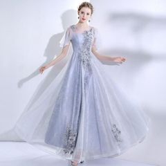 カラードレス 演奏会 イブニングドレス 安い パーティードレス 結婚式 フォーマル 二次会 花嫁 ロング カクテルドレス 半袖 発表会 コンサート バックレスCYB510在庫限り