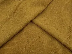 平和屋着物●上質な小紋　中国三大刺繍　汕頭刺繍　スワトウ刺繍　流水花文　正絹　逸品　AAAZ7223ck