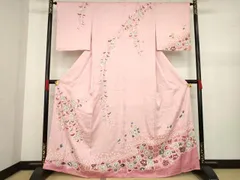 平和屋着物●訪問着　作家物　辻が花　絞り　正絹　逸品　未使用　AABA0785ck