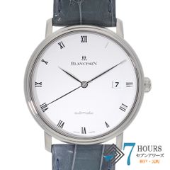 122631 Blancpain ブランパン 6223-1127-55A ホワイトローマン ステンレス レザー（クロコ） 自動巻き 純正ボックス