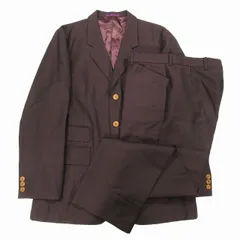 Paul Smith collection ポールスミスコレクション ヘリンボーン柄 スーツセットアップ 3B ノッチドラペル ブラウン サイズM メンズ 