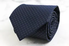 ニューコレクションスタジオ ブランド ネクタイ チェック柄 シルク PO メンズ ネイビー NEW COLLECTION STUDIO 【中古】