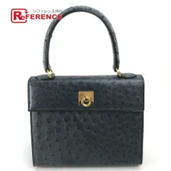 希少✨old CELINE セリーヌ オーストリッチ バニティバッグ ポーチ
