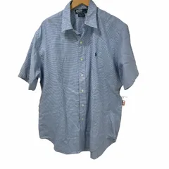 ポロバイラルフローレン Polo by RALPH LAUREN LOWELL SPORT オーバーサイズ ギンガムチェック 半袖シャツ メンズ import：L 