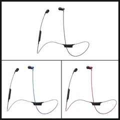 radius｜ラディウス bluetooth イヤホン カナル型 Pure Flat [ワイヤレス(左右コード) /Bluetooth対応] HP-N100BT ブラック/ブルー/レッド