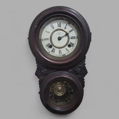 【希少 稼働品】meiji 明治 21DAY 大型 掛時計ゼンマイ式 昭和レトロ 希少 稼働品】meiji 明治 21DAY 大型 掛時計ゼンマイ式 昭和