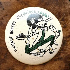 缶バッジ オリンピック ホッケー ビンテージ アンティーク 50s ~ 60s 70s 80s 90s 00s 小物 アクセサリー 古着 vintage USA アメリカ ユーロ 仕入れ ロック アメカジ  p10/のサムネイル