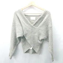 ◇ ⊇ nemma by Auntie Rosa 長袖 ニット セーター サイズF グレー レディース E  【1502180067174】