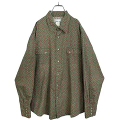 90s Wrangler L/S ethnic all patterned design shirt