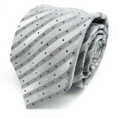 パーフェクトスーツ ブランド ネクタイ ストライプ柄 ドット柄 メンズ グレー P.S.FA 【中古】