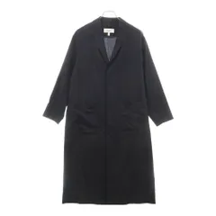 HYKE (ハイク) 比翼ボタン ロングスリーブ ショップコート ネイビー 191-17185 022のサムネイル